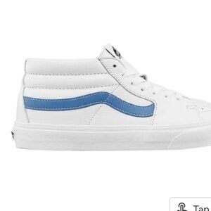 Vans Men's Sk8 Mid Shoes - True White / Moon Blue